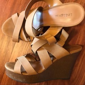 Slightly worn wedges from Francesca’s